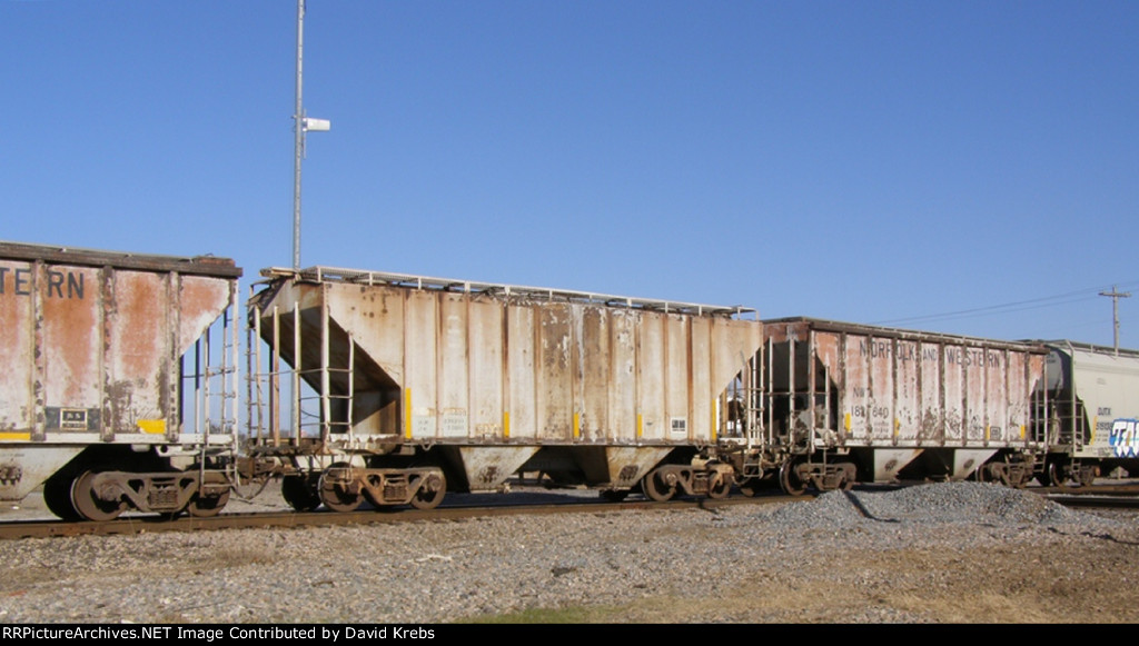 Unknown SOU two bay covered hopper.